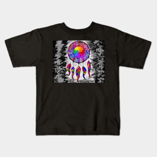 Zodiac Wheel Dreamcatcher 2 Kids T-Shirt